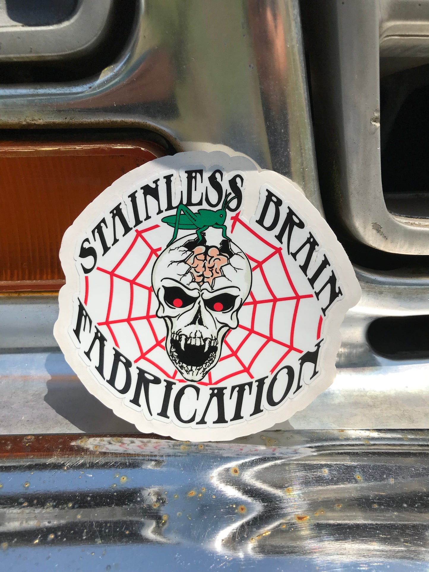 Stainless Brain Fabrication Sticker
